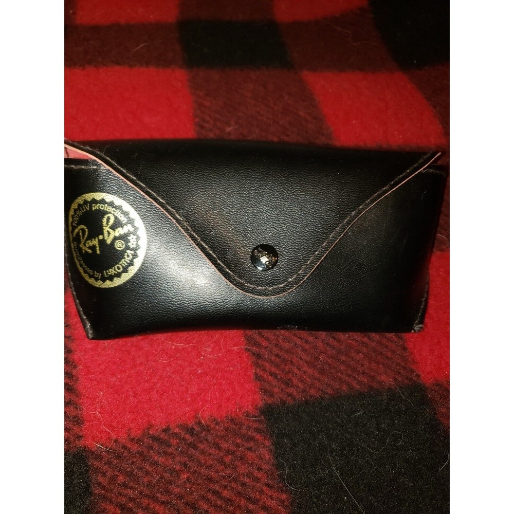 Ray-Ban Soft-Shell Sunglasses Case ONLY Luxottica Black Pebbled Textured Aviator